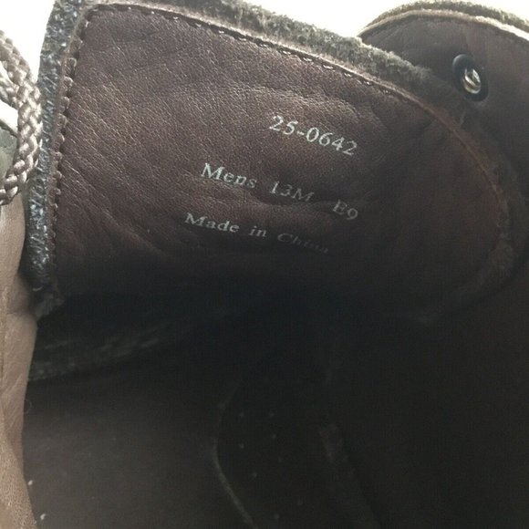 Johnston Murphy Suede Leather Chukka Brown Lace Up Mens Ankle Boots 13 - Picture 6 of 6